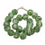 Vintage Sea Glass Beads Frosty Green - 2 Sizes