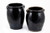 Vintage Black Glazed Double Handle Small Pot - 2 Sizes
