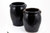 Vintage Black Glazed Double Handle Small Pot - 2 Sizes