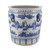 Blue And White Porcelain Eight Immortals Planter With Lion Handle