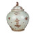 Moka Lion Lid Jar Pine Crane Motif