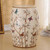 French Vanilla Butterfly Garden Stool