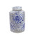 Blue And White Mini Tea Jar Peony Dots - 2 Sizes