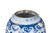Vintage Temple Jar Curly VIne Flower Motif - Small