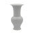Busan White Baluster Vase