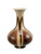 Coffee Reaction Glazed Morning Glory Vase