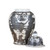 Black Sea Flower Temple Jar Large
