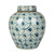 Blue And White Ming Jar Coin Motif