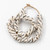 White Diamond Triple Lines Kenya Cow Bone Beads Per String