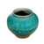 Speckled Green Plaid Jar Small