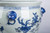 Blue And White Porcelain Magnolia Pheasant Planter Lion Handle - 2 Sizes