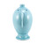 Seafoam Blue Carved Fish Vase Large