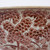 Rustic Maroon Red Bowl Grape Vine Motif