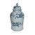 Barclay Butera Couture Blue & White.. Porcelain Odesa Temple Jar Large