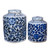 Dynasty Tea Jar Twist Vine Motif - 2 Sizes