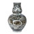 Black Sea Flower Gourd  Vase