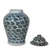 Rusty Blue Fish Scale Temple Jar Large - Small
