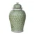 Mint Green Fish Scale Temple Jar Large