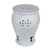 Rustic White Drum Garden Stool - 2 Sizes