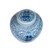 Blue & White Double Happiness Floral Lidded Jar