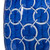 Indigo Blue Circle Porcelain Garden Stool