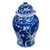 Blue & White Plum Tree Temple Jar