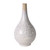 White Crystal Shell Long Neck Vase
