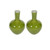 Lime Green Globular Vase Medium