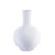 Large White Globular Vase