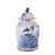 Vintage Temple Jar Flower Bird Motif - 2 Sizes