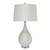 White Crystal Shell Long Neck Vase Lamp