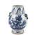 Blue And White Porcelain Pheasant Flower Jar With Elephant Nose Handle