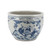 Blue And White Porcelain Pot With Seven Sages of Bamboo Groove