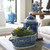Blue And White Phoenix Foot Bath Planter