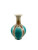 Blue Reaction Glazed Ballon Vase