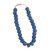 Vintage Sea Glass Beads Indigo Blue  - 2 Sizes