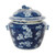 Blue And White Porcelain Plum Petal Medallion Rice Jar