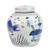 Blue And White Ming Jar Fish Motif