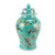 Chinoiserie Green Landscape Temple Jar