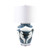 Blue And White Abstract Painting Jar Table Lamp