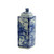 Blue And White Tall Square Jar Landscape