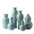 Set of 6 Assorted Vases - Icy Blue