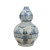 Blue And White Gourd Vase Man Out of Garden Fence