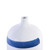 Blue and White Brushstrokes Spin Vase - 2 Sizes