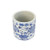 Blue And White Orchid Pot Swallow Flower Motif