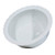 Busan White Scallop Shape Bowl