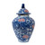 Red Peony Dragon Fluted Jar Small