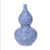 Blue & White Greek Key Gourd Vase - 2 Sizes