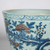 Underglaze Red Peony Basin Planter