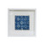 Handpainted Blue & White Antique Style Porcelain Tile Shadow Box -Infinity Chains of Flowers